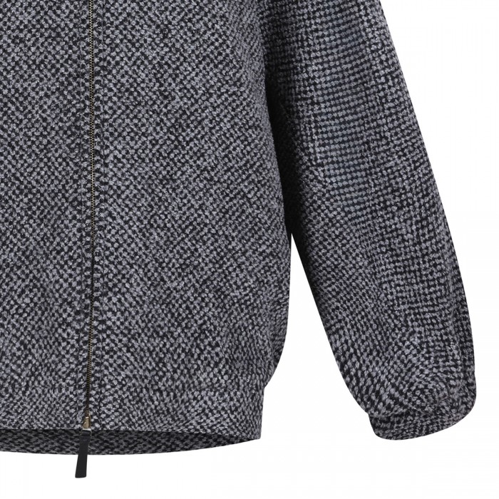 Zipped caban jacket