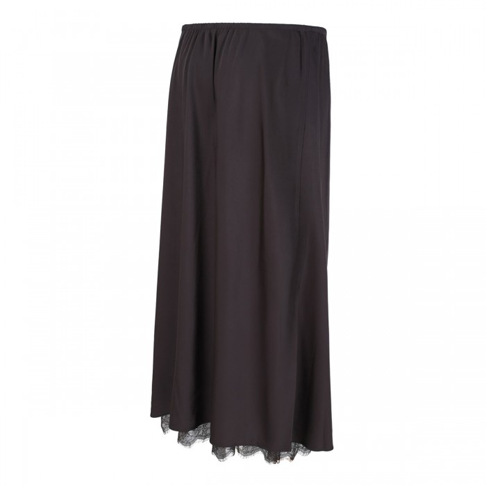 Lace trim slip skirt