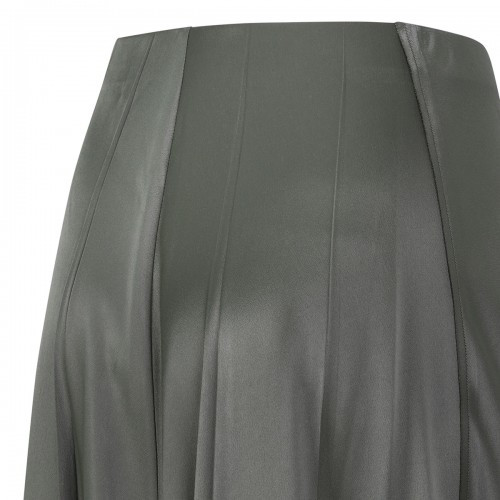 Creased pleated midi skirt 2