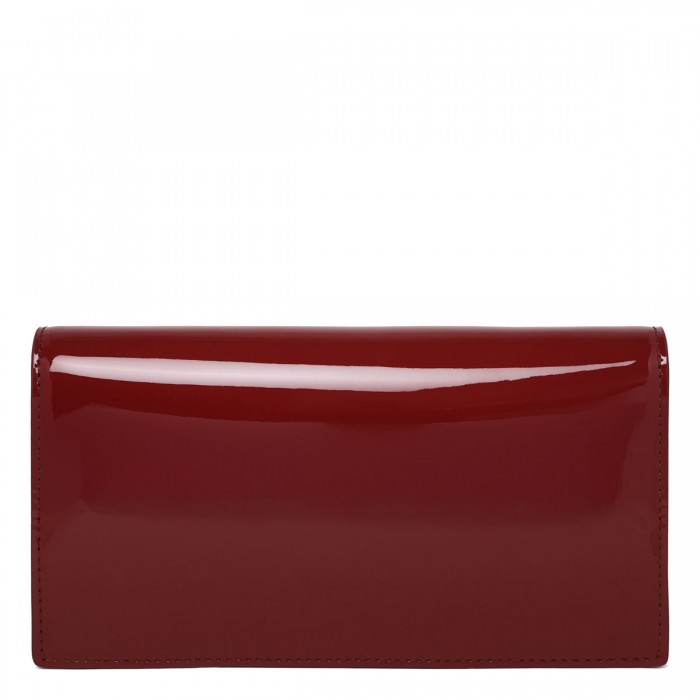 Bettina patent leather clutch