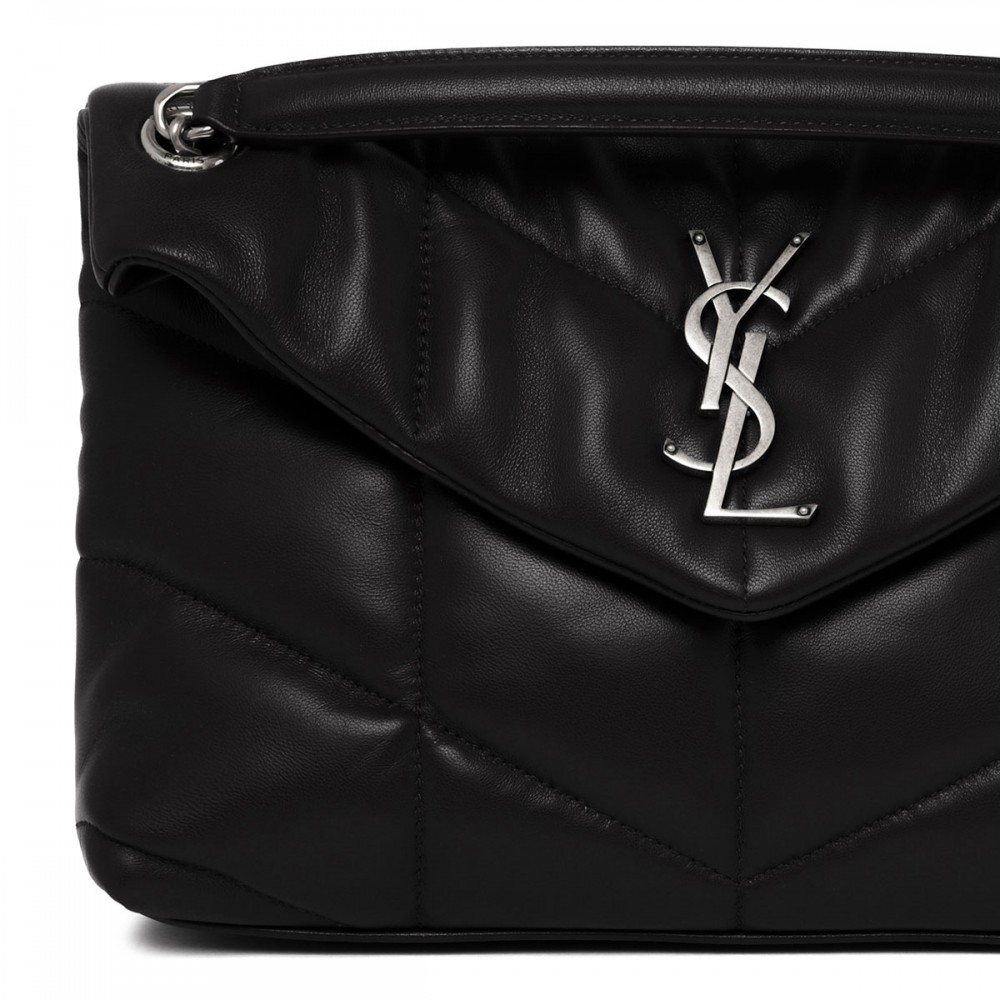 Puffer small chain bag