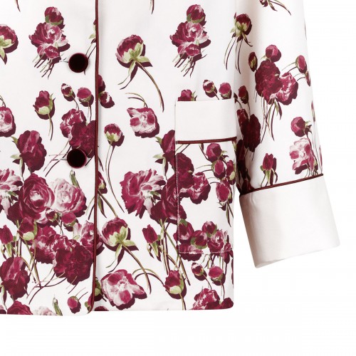 Asia printed pajama jacket 2