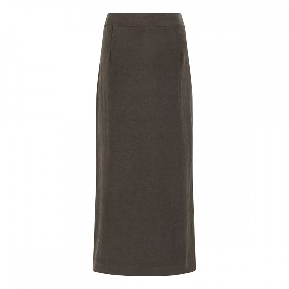 Long wrap skirt