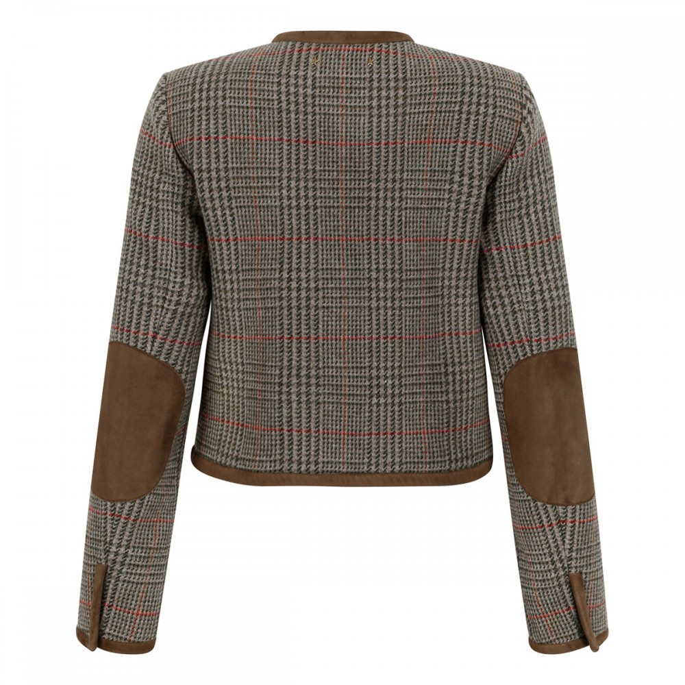 Houndstooth virgin wool jacket