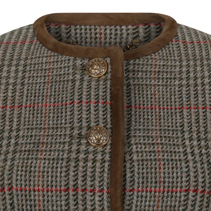 Houndstooth virgin wool jacket