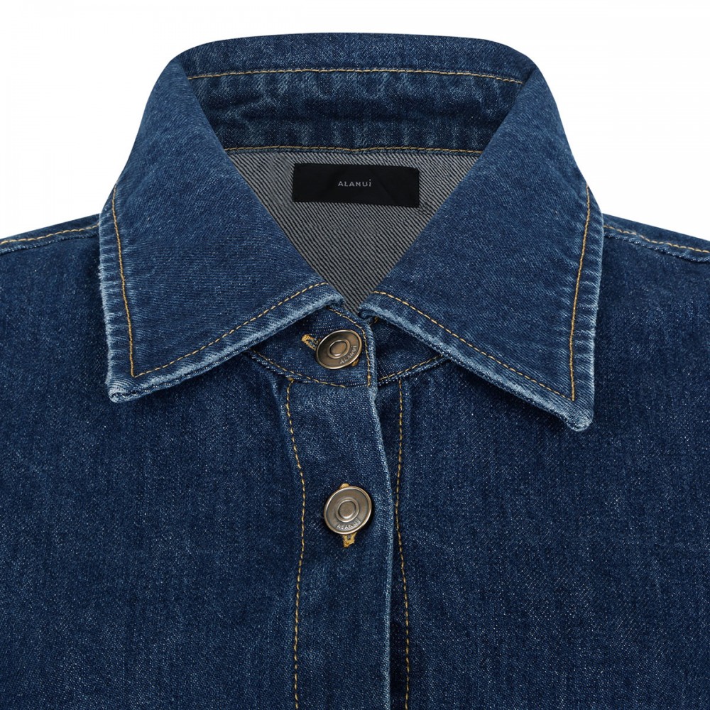 Tex-Hawaii Roundtrip denim overshirt