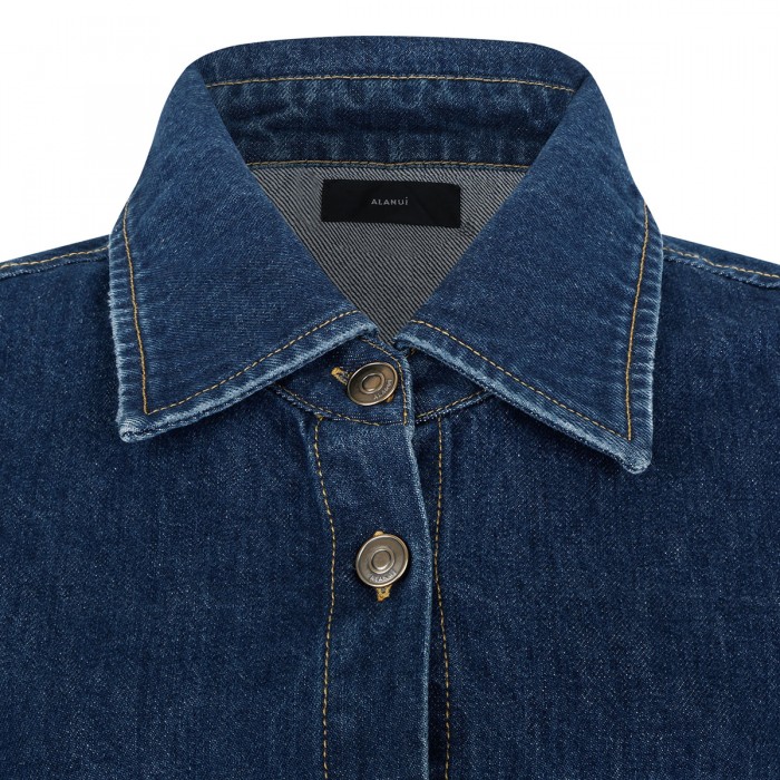 Tex-Hawaii Roundtrip denim overshirt