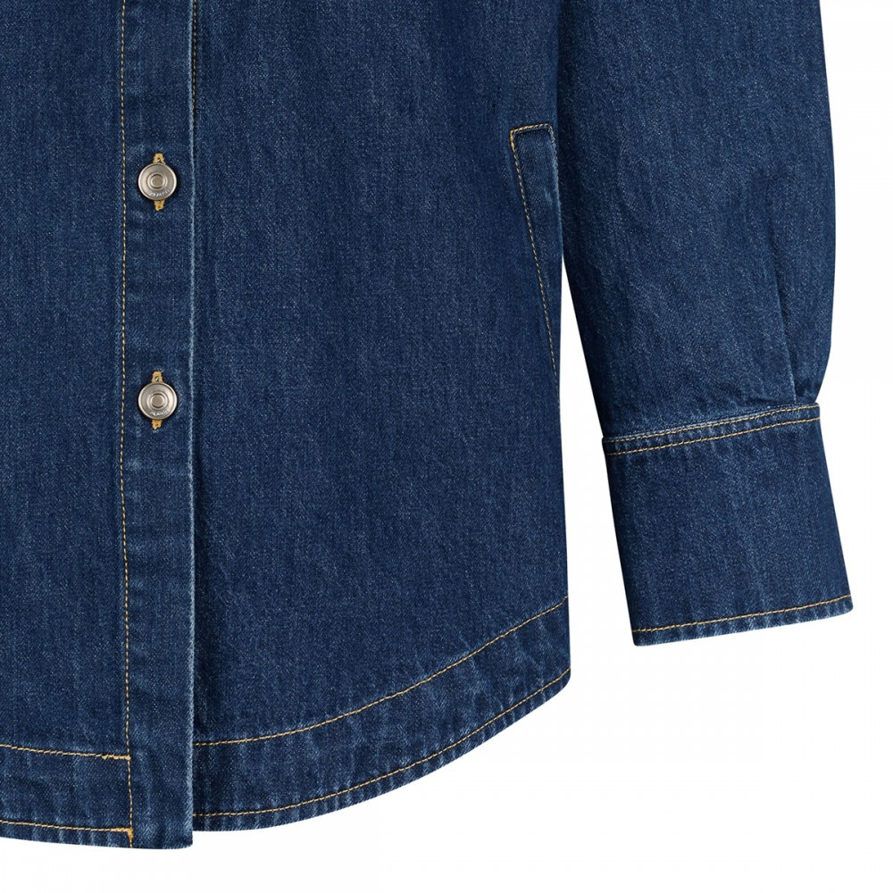 Tex-Hawaii Roundtrip denim overshirt