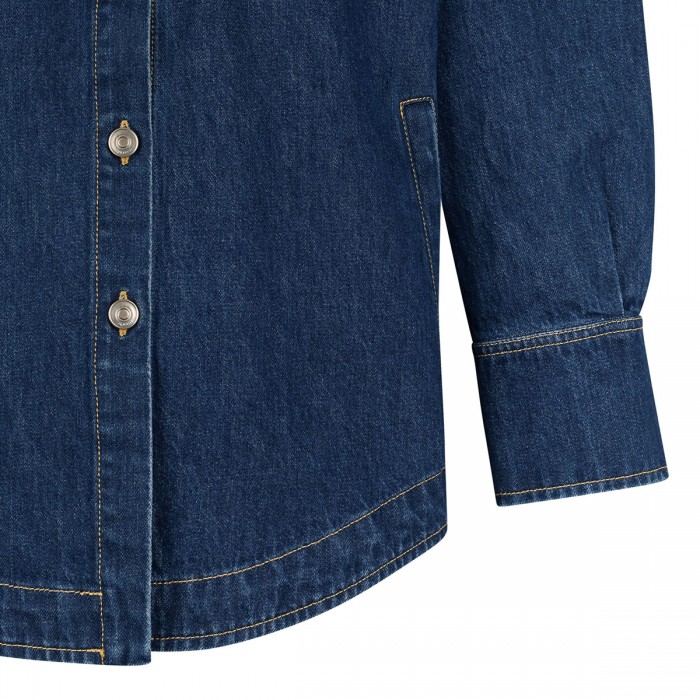 Tex-Hawaii Roundtrip denim overshirt