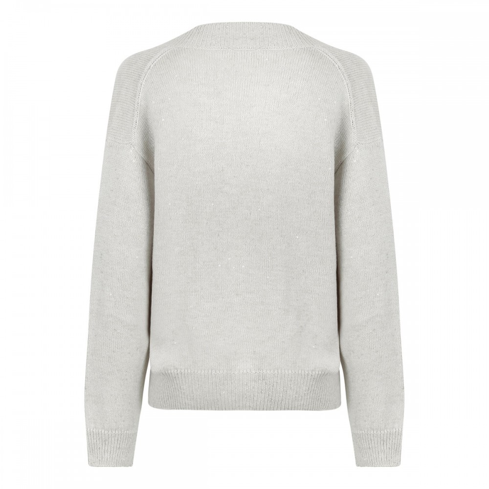 Cashmere and silk sweater
