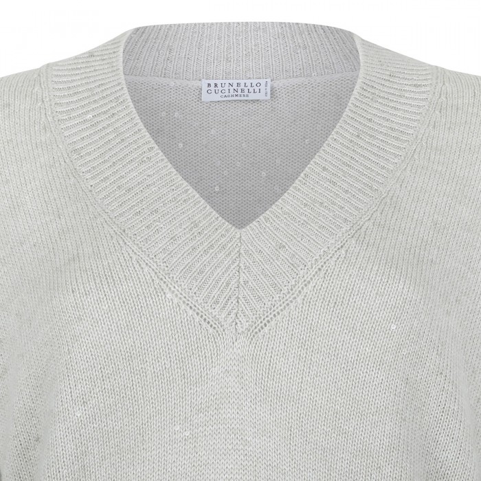 Cashmere and silk sweater