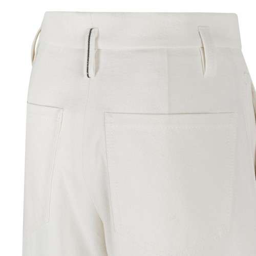 Wrinkled denim baggy pants 2