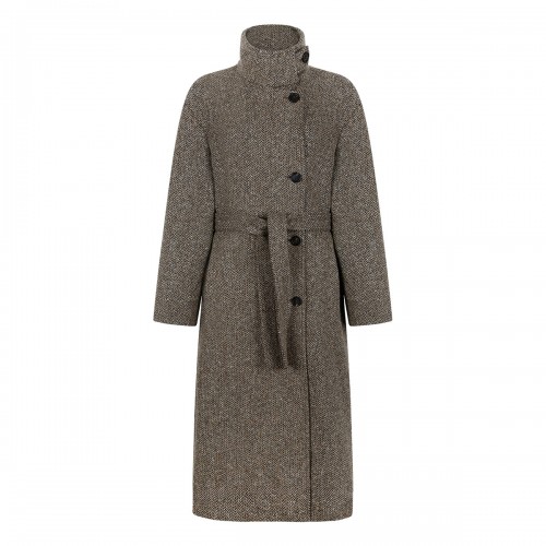 Sparkling virgin wool coat...