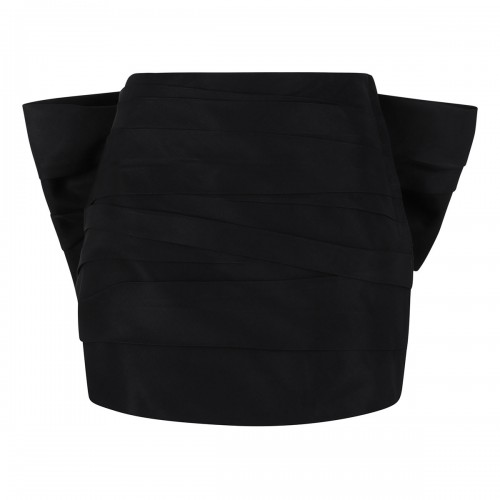 Bow ruched skirt