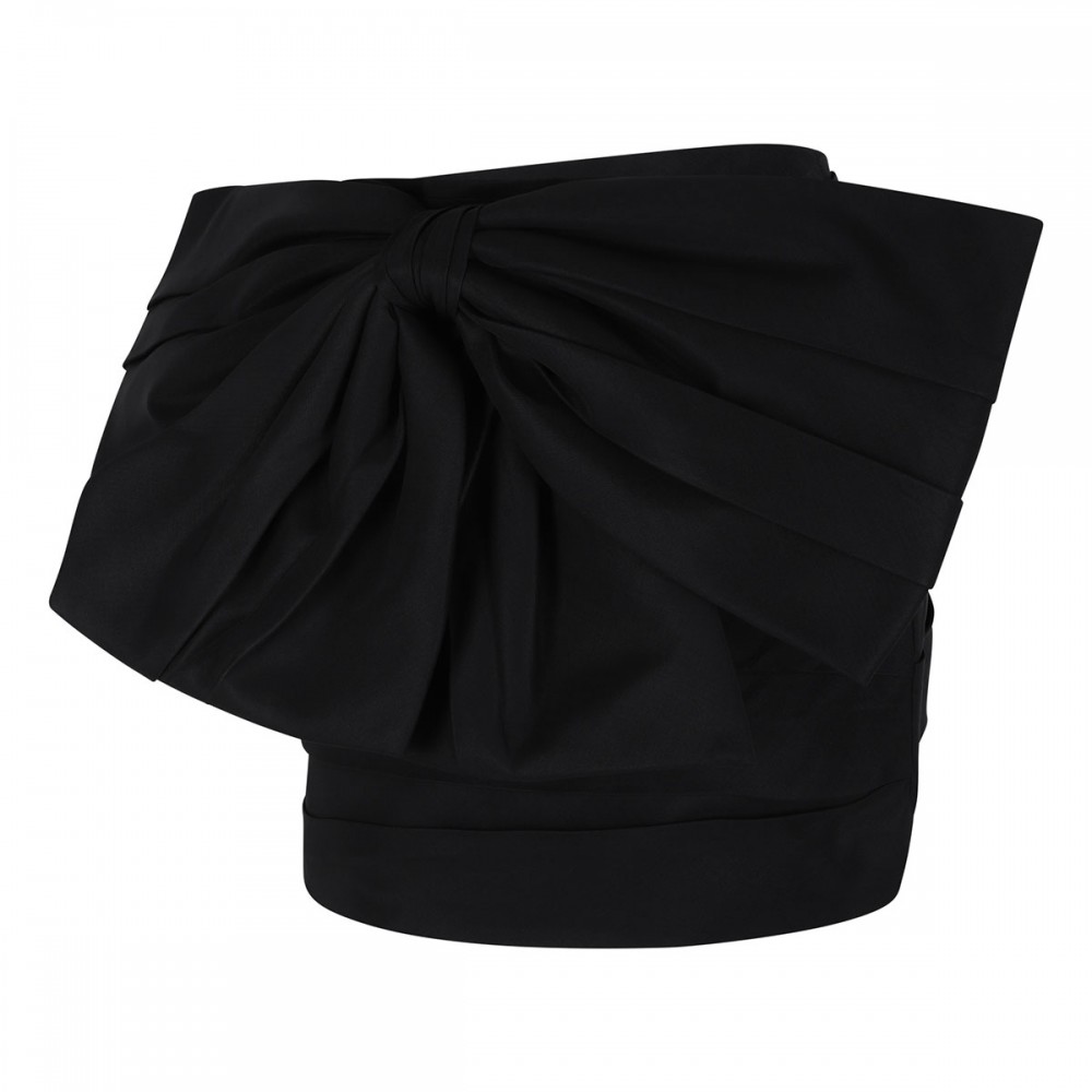 Bow ruched skirt