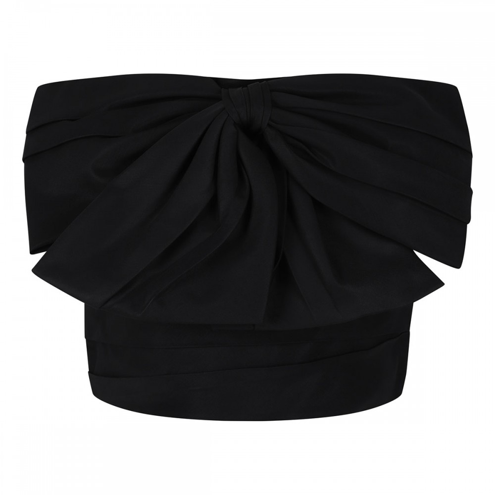 Bow ruched skirt