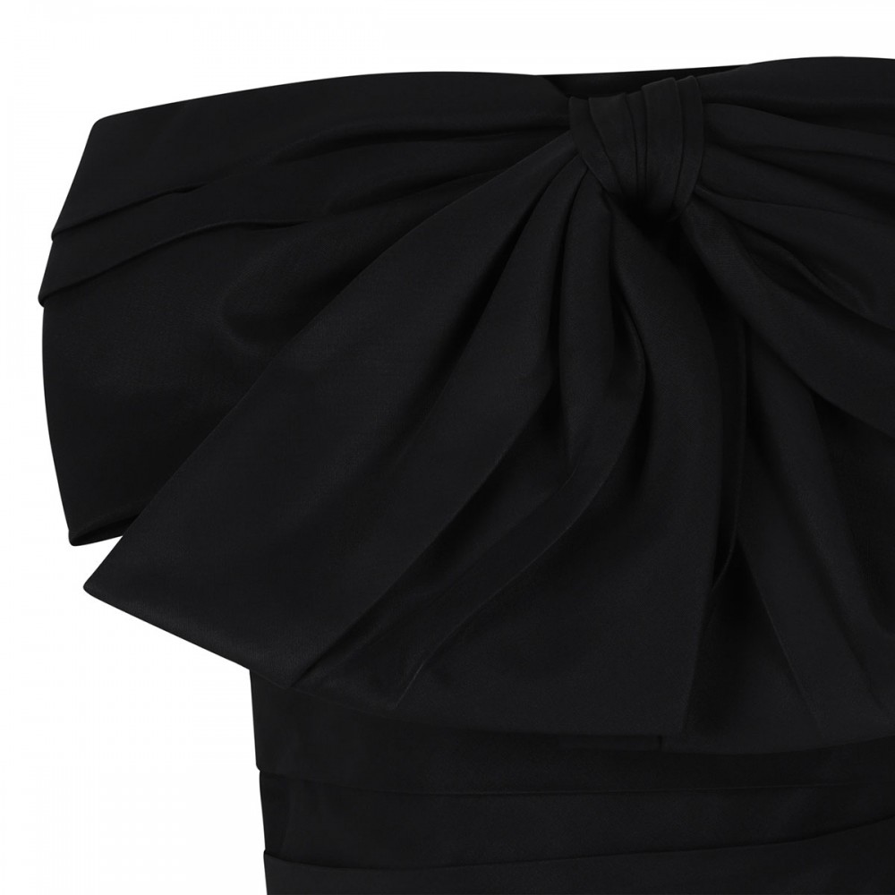 Bow ruched skirt