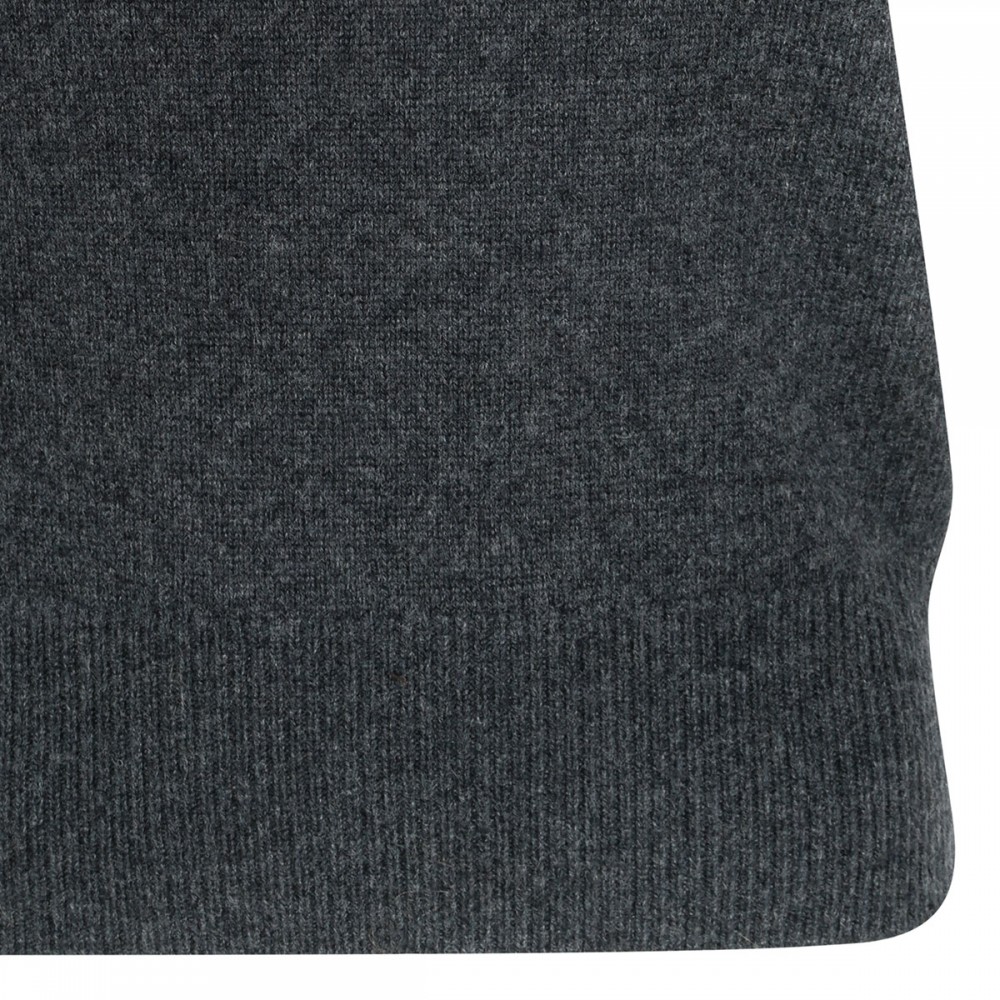 Faux fur lined knit tank