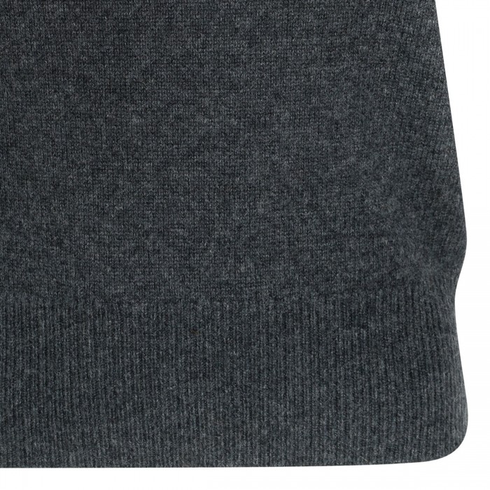 Faux fur lined knit tank