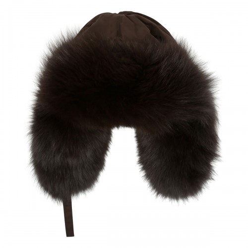 Tech fabric Ushanka with...