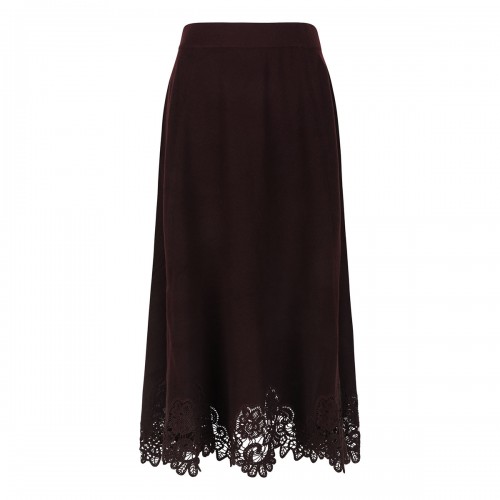 Valiant merino lace skirt