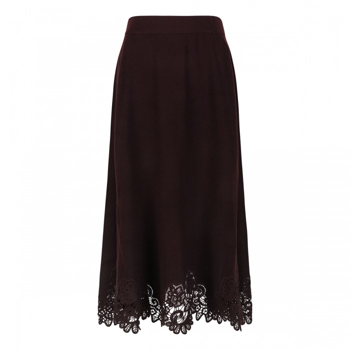 Valiant merino lace skirt