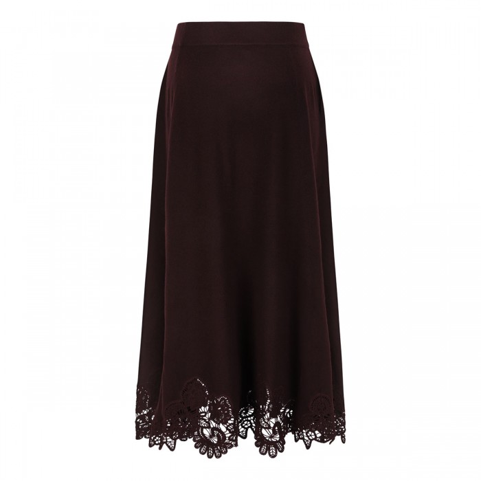 Valiant merino lace skirt