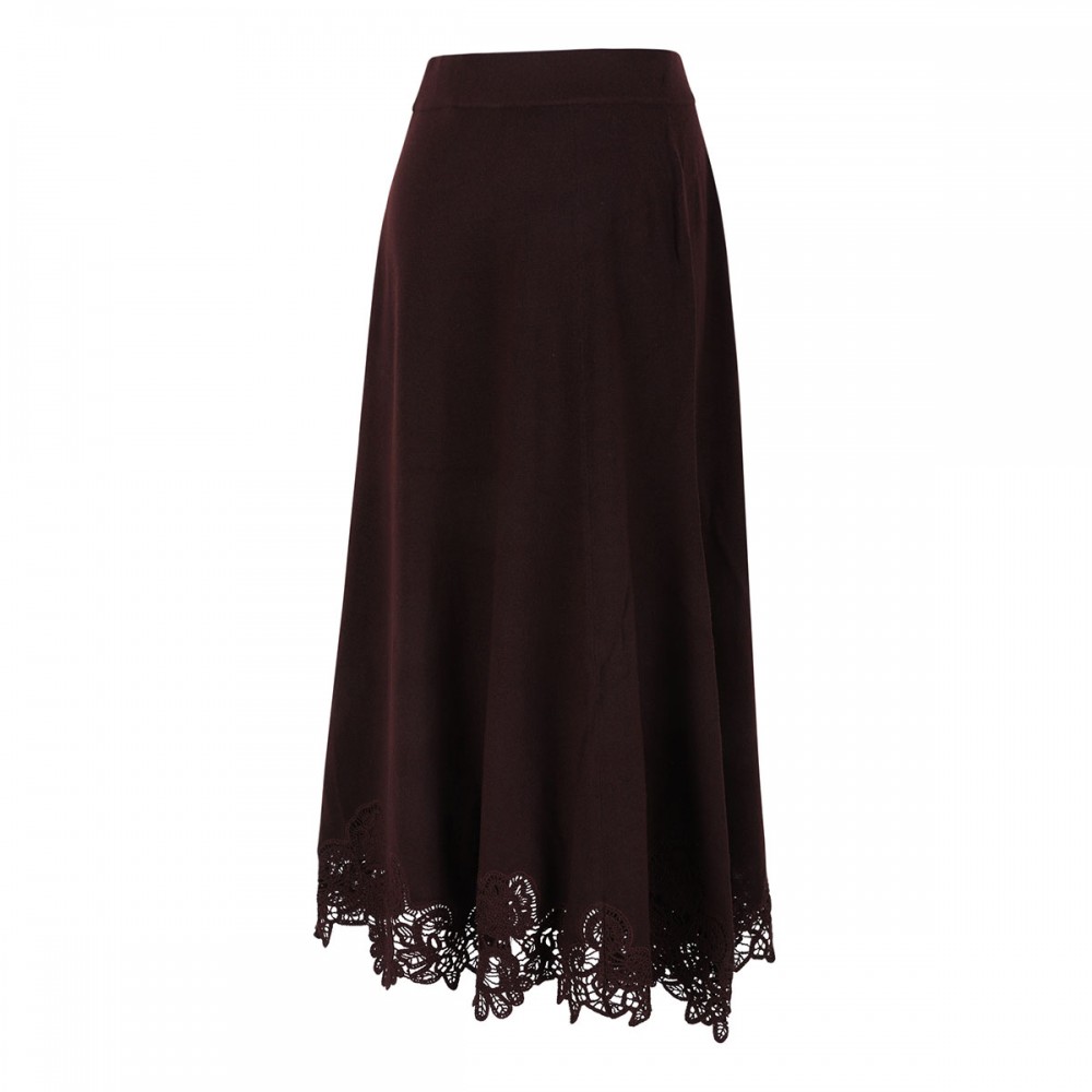 Valiant merino lace skirt