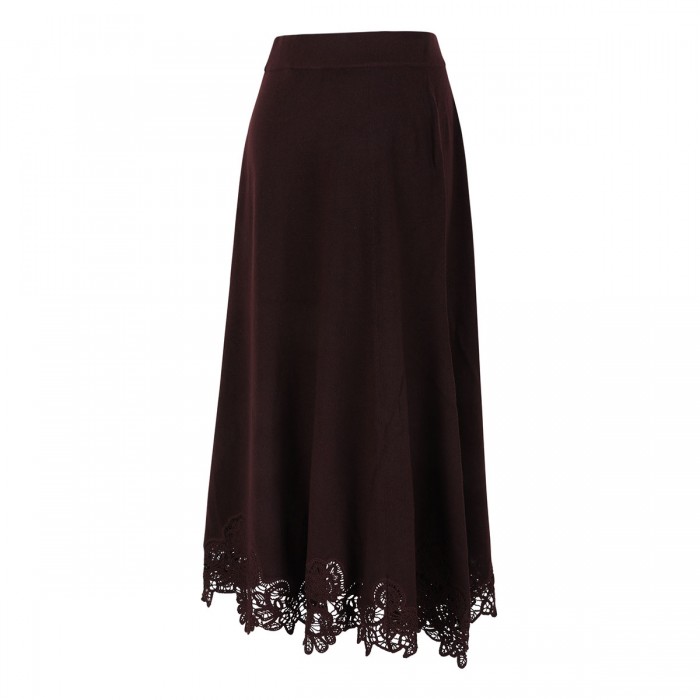 Valiant merino lace skirt