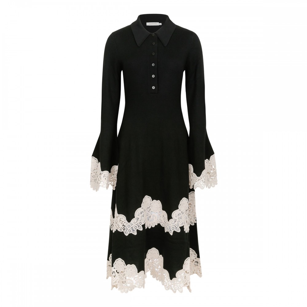 Valiant merino lace dress