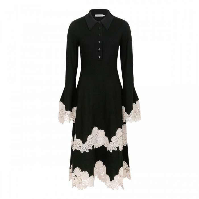 Valiant merino lace dress