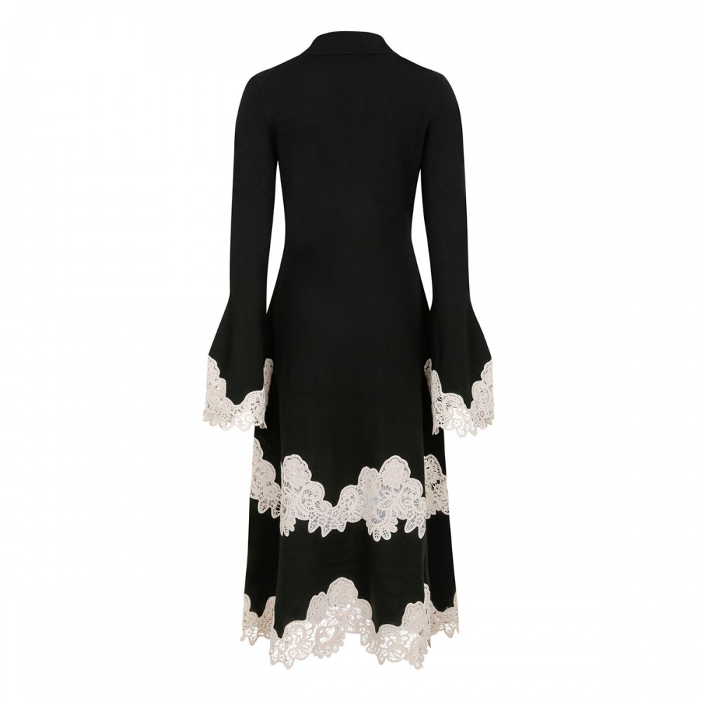 Valiant merino lace dress