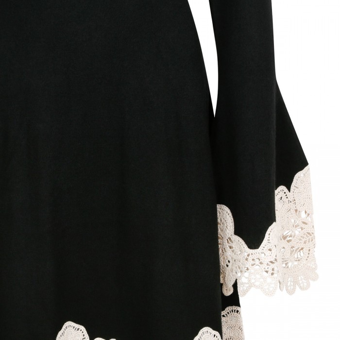 Valiant merino lace dress