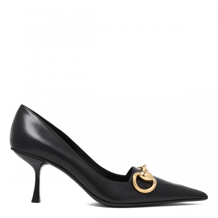 Boulevard leather pumps