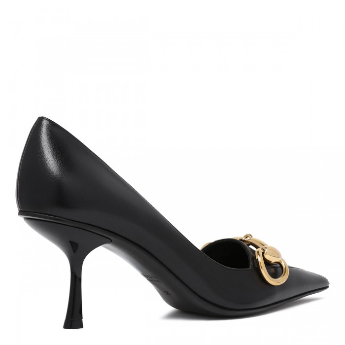 Boulevard leather pumps