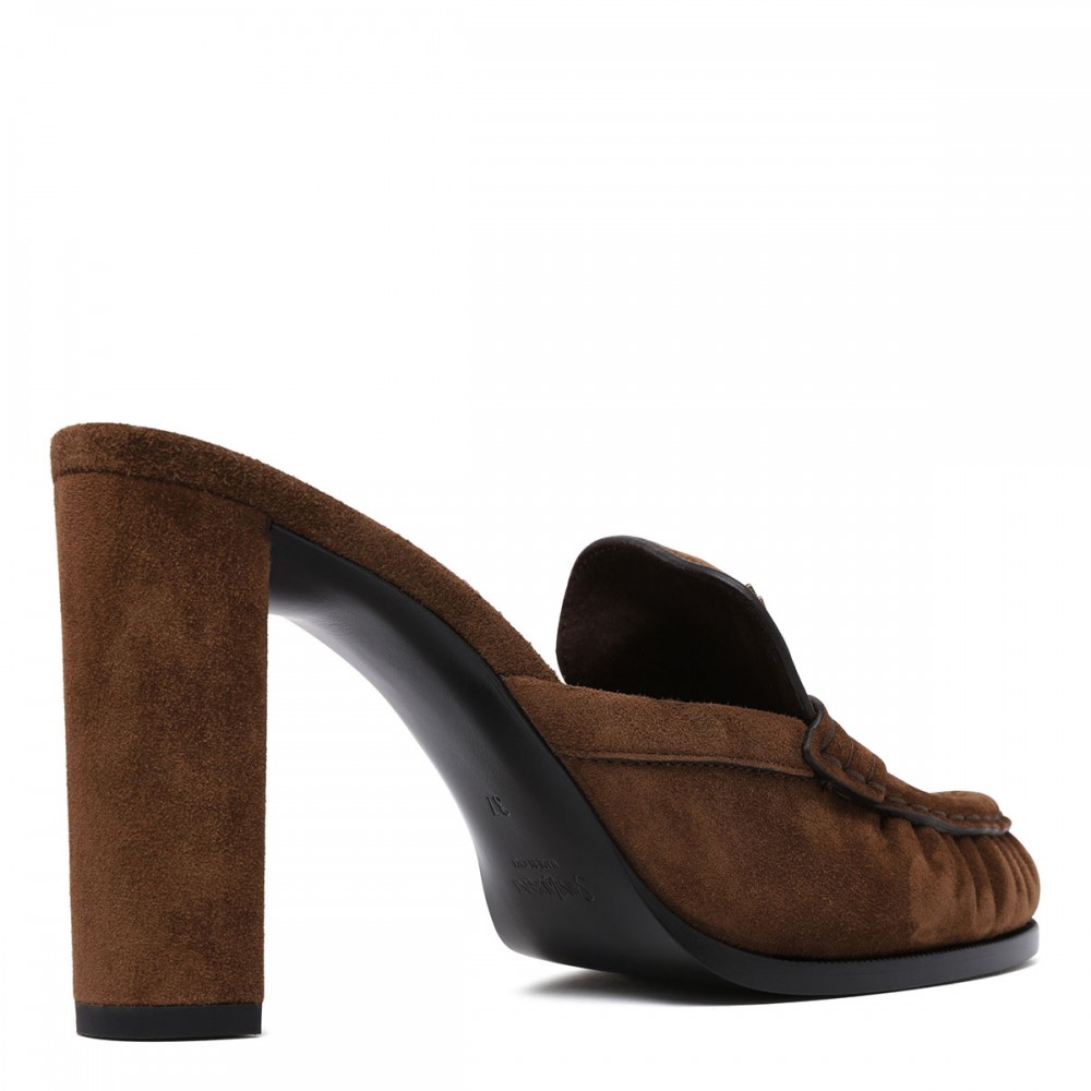 Le Loafers 90 suede pumps