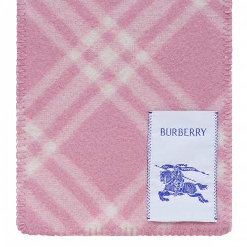 Check wool scarf 2