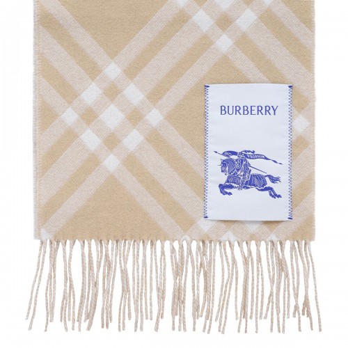 Check cashmere scarf 2
