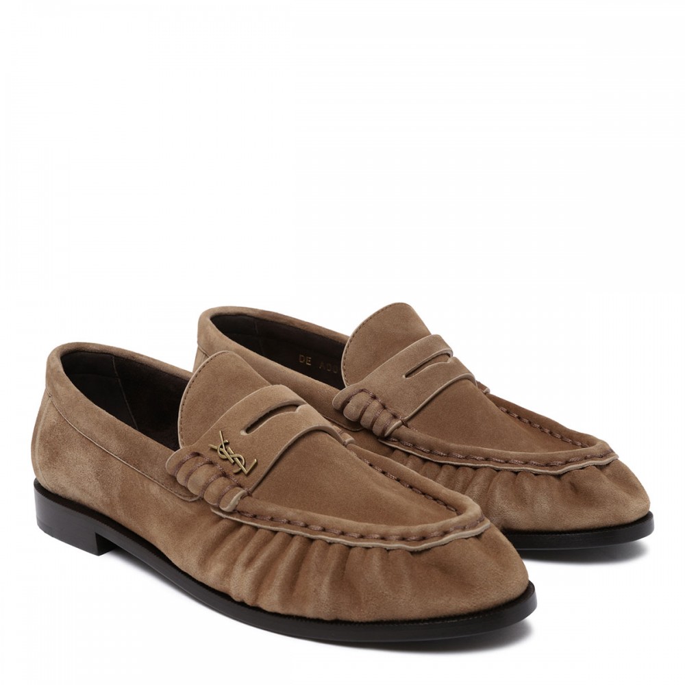 Le Loafer suede moccasins