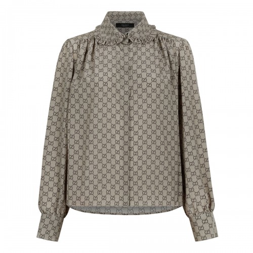 GG silk crepe de chine shirt