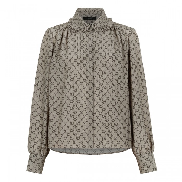 GG silk crepe de chine shirt