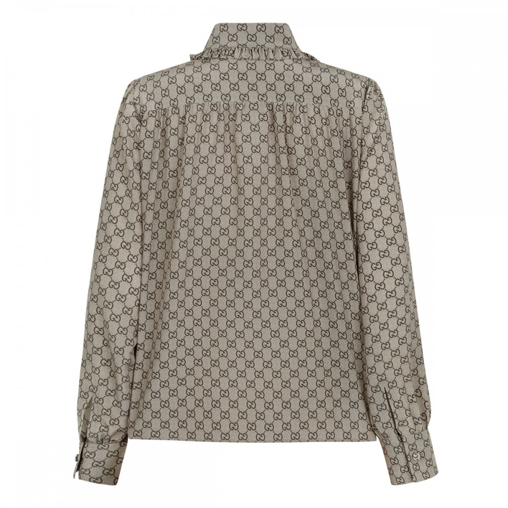 GG silk crepe de chine shirt
