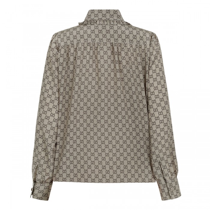 GG silk crepe de chine shirt