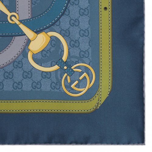 GG silk twill jacquard carré 2