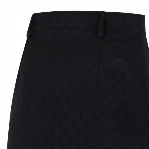 GG cotton blend midi skirt 2