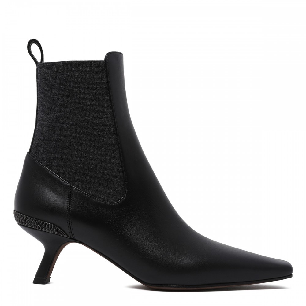 Chelsea booties with heel