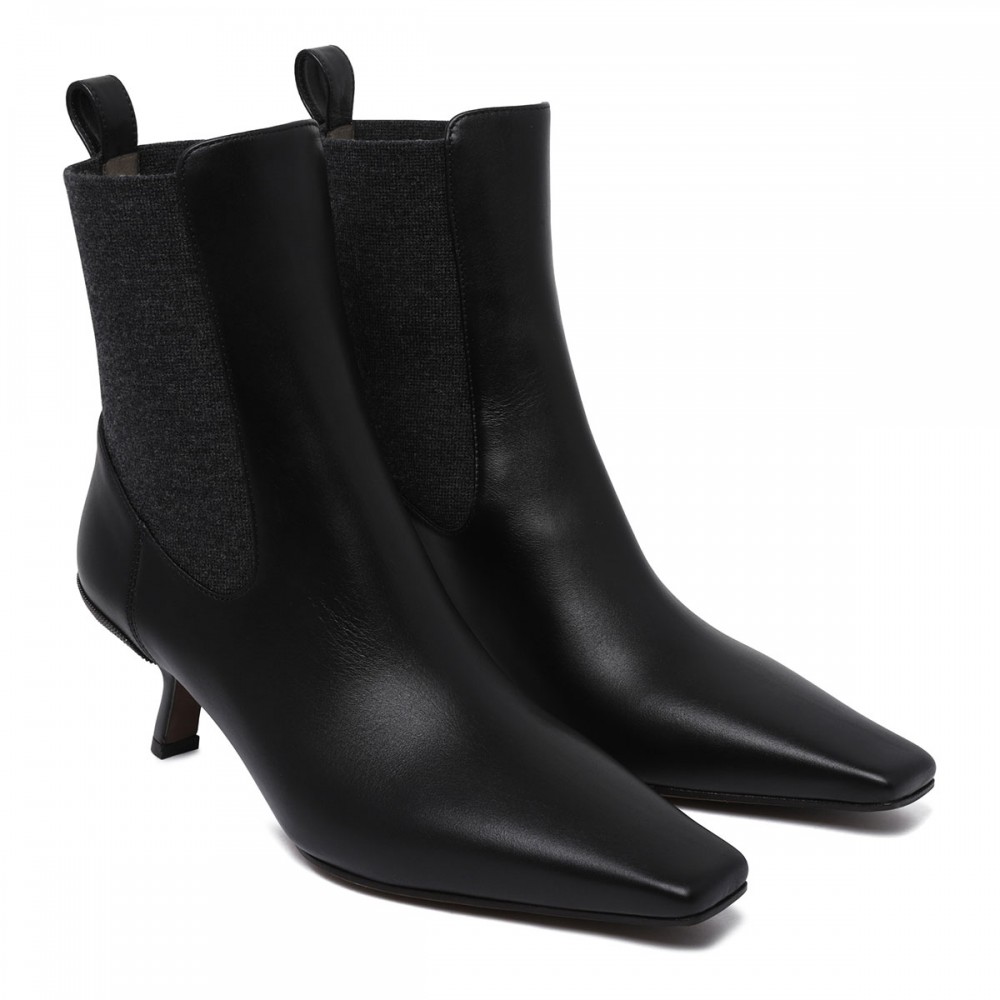 Chelsea booties with heel