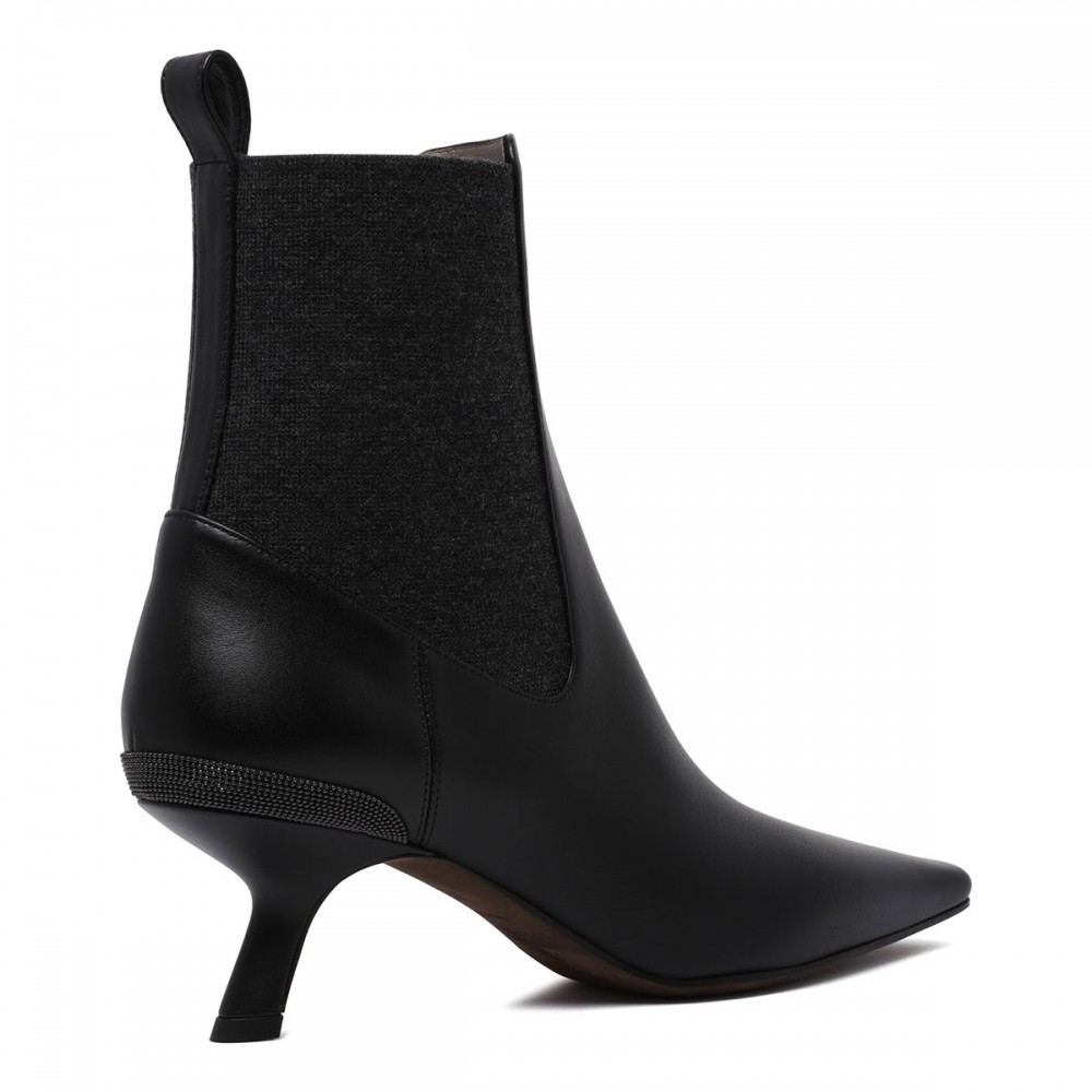 Chelsea booties with heel
