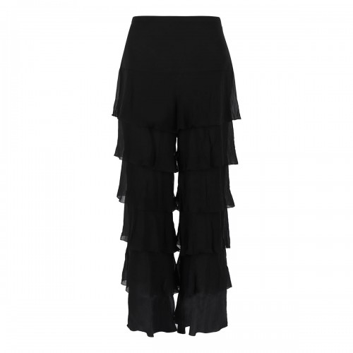 Tiered ruffled pants