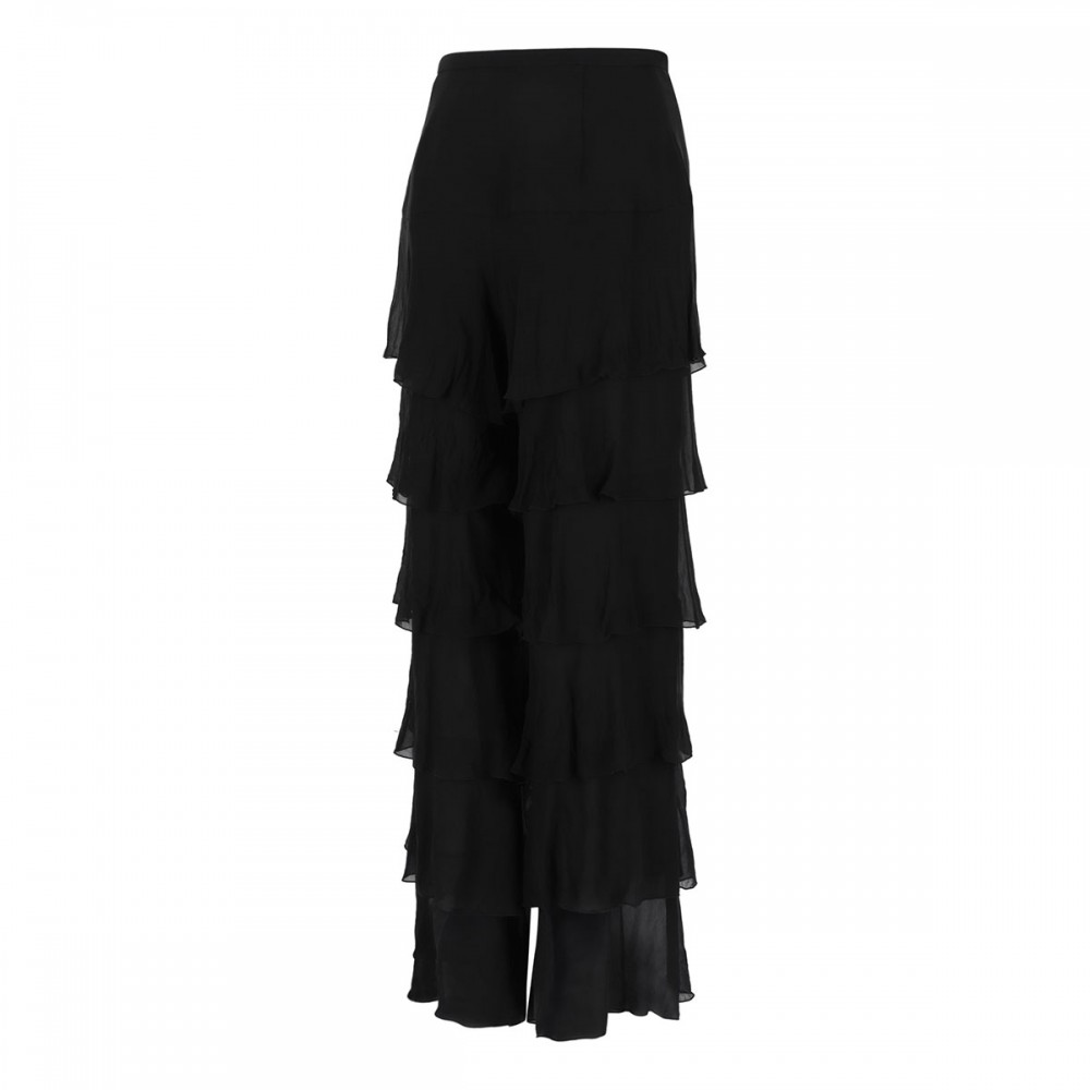 Tiered ruffled pants